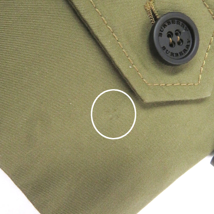 Excellent BURBERRY trench coat Logo button khaki cotton mens 44 4551350