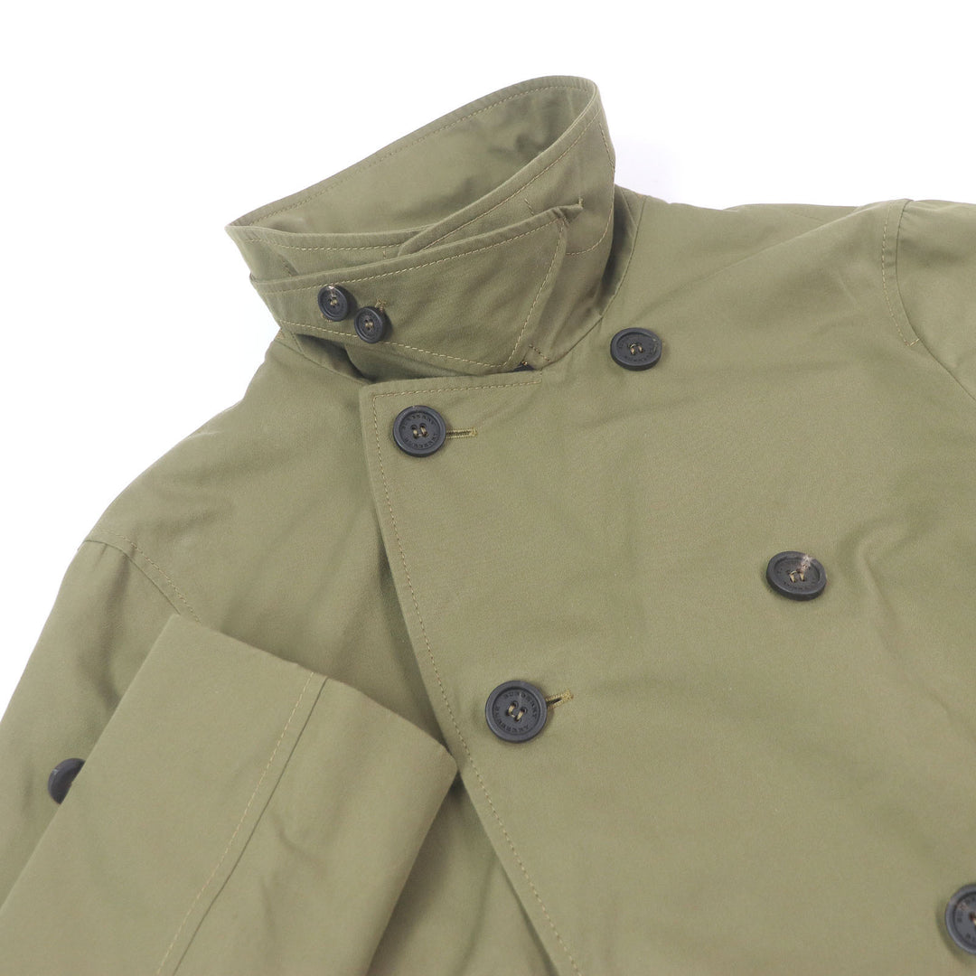 Excellent BURBERRY trench coat Logo button khaki cotton mens 44 4551350
