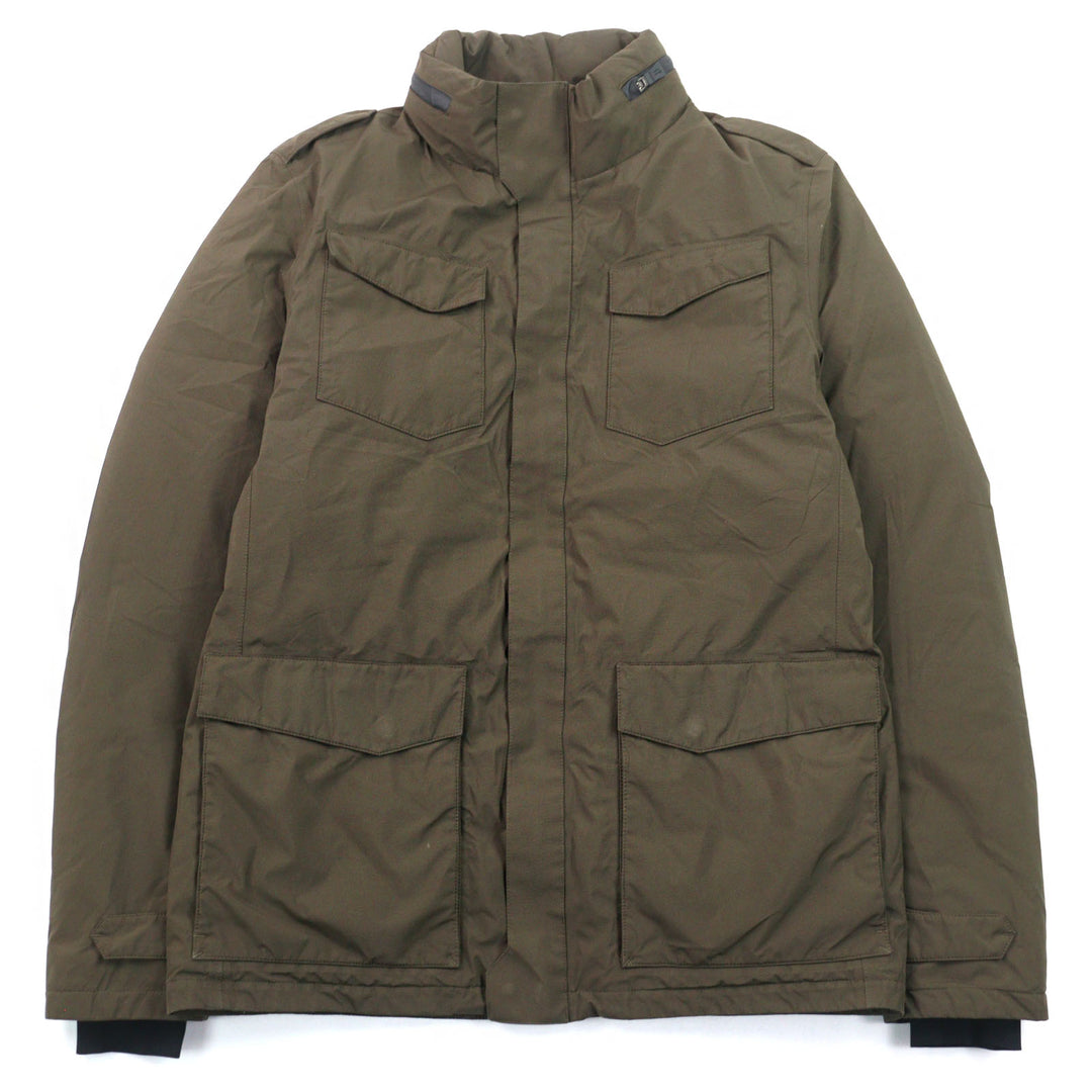 Very Good Herno Down jacket GORE-TEX M-65 Brown polyester mens 46 PI075UL