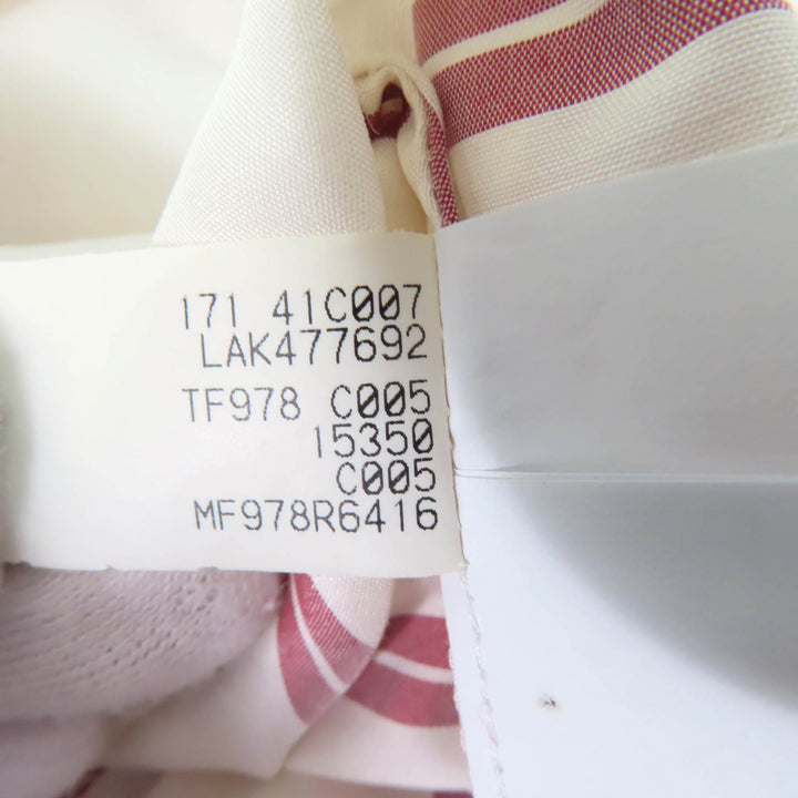Excellent Brunello Cucinelli Short sleeve shirt Stripe Pattern silk Women XS