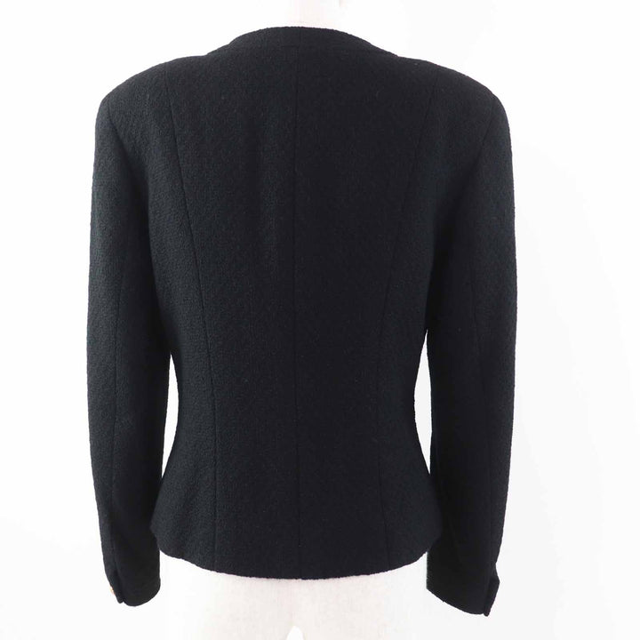 Great CHANEL Jacket black wool Women 40