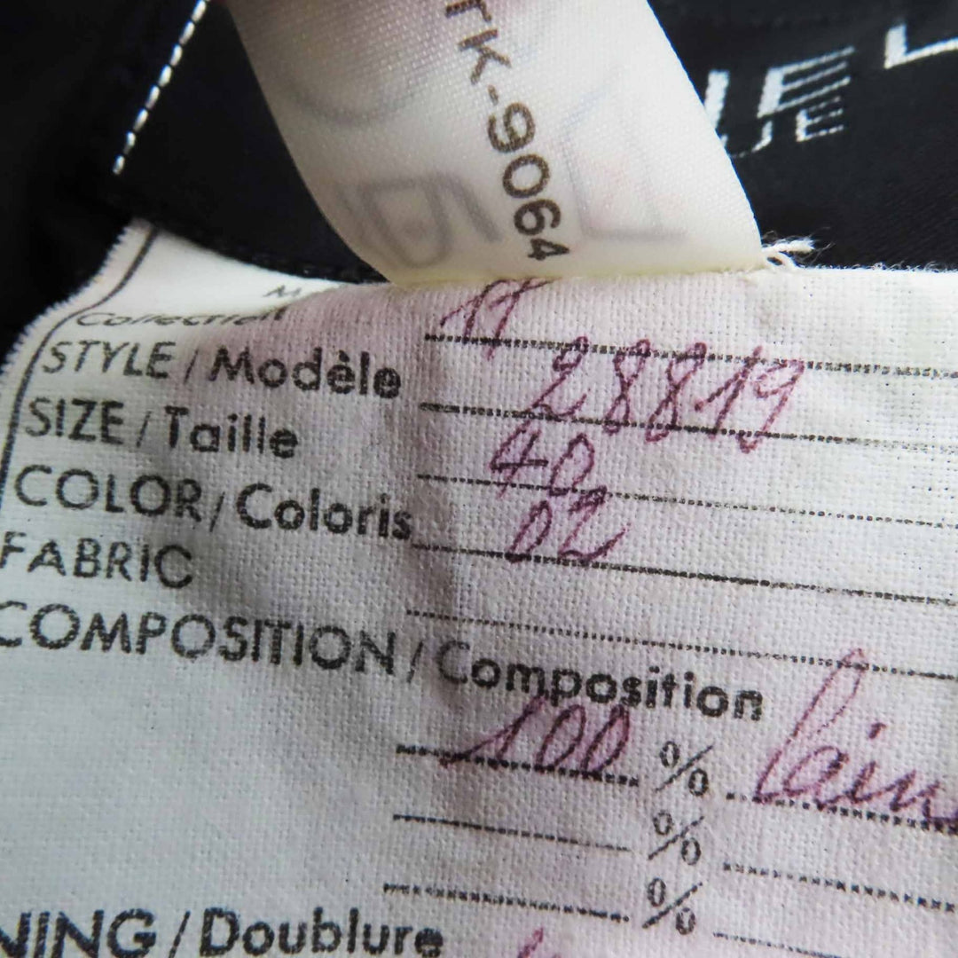 Great CHANEL Jacket black wool Women 40