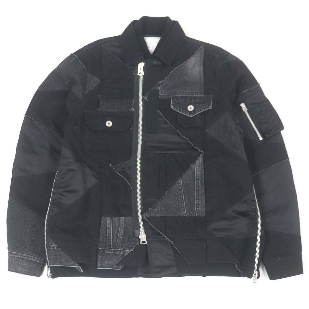 Excellent Sacai Blouson Solid Mix Blouson Hank William Thomas mens 1 21-02447M