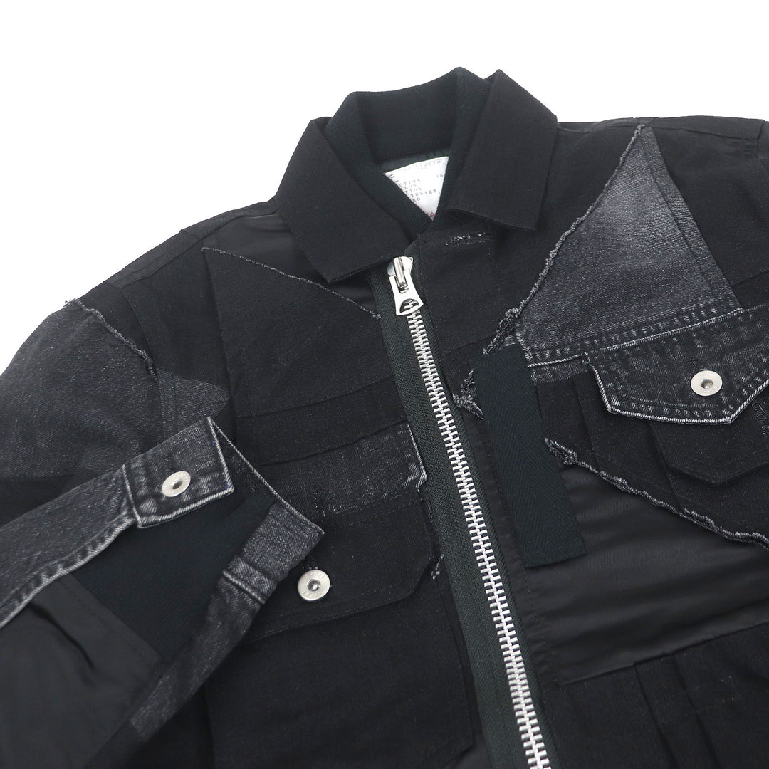 Excellent Sacai Blouson Solid Mix Blouson Hank William Thomas mens 1 21-02447M