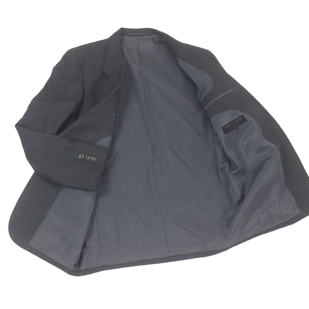 Excellent COMME des GARCONS HOMME suit 80s two-piece set single Dark gray mens S HS-05003S