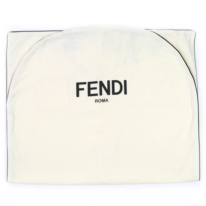 Excellent FENDI tailored jacket Lining FF logo Zucca Pattern black cashmere mens 52 FJ0562
