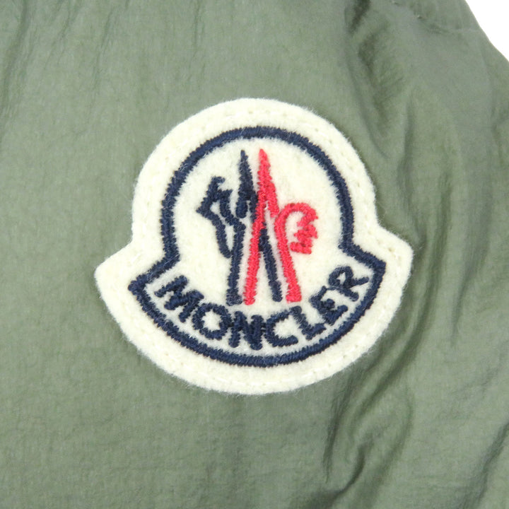 Excellent MONCLER Down jacket REYNAUD Hooded Sage green Nylon mens 0