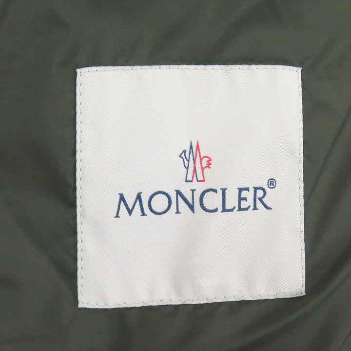 Excellent MONCLER Down jacket REYNAUD Hooded Sage green Nylon mens 0