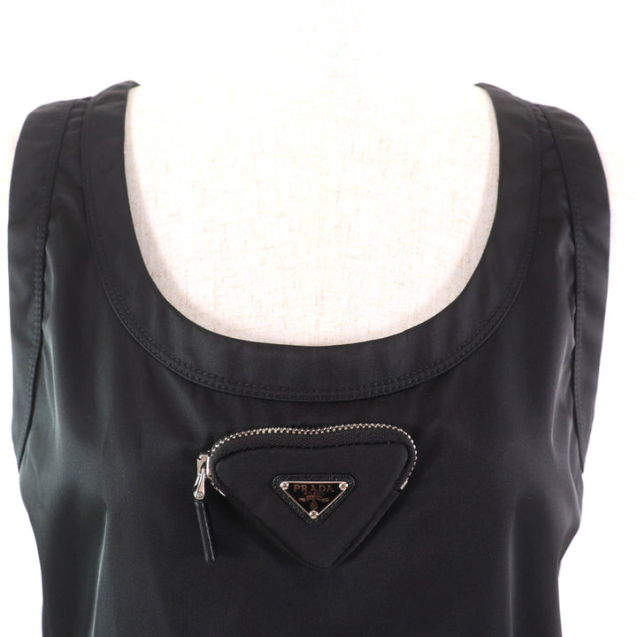 Great PRADA one piece black recycled polyamide Women 40 230701