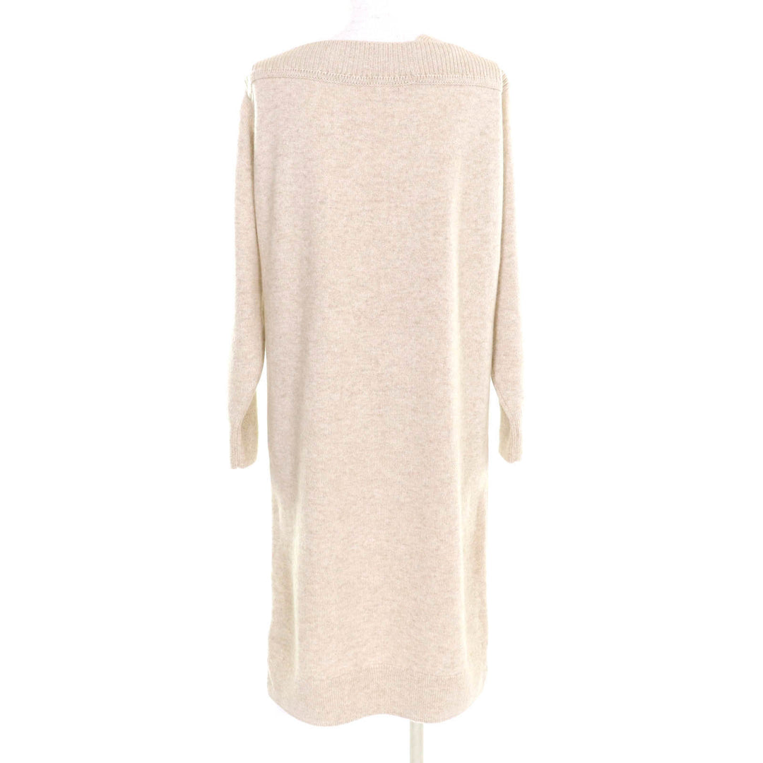 HERMES one piece beige cashmere Women 36 4H2541D1
