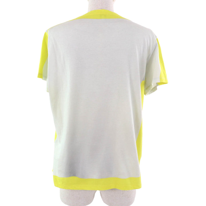 Great LOEWE Short sleeve T-shirt S359Y22X39 Light gray yellow cotton Women S