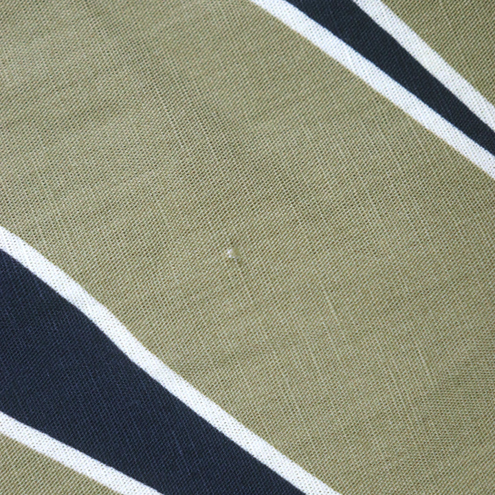 Pristine BOTTEGAVENETA Short sleeve shirt Overall handle Khaki Navy cotton mens