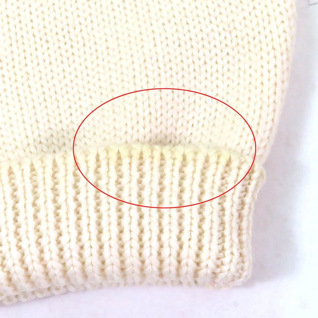 Great Miu Miu sweater Red Ivory wool Women 38 MML304