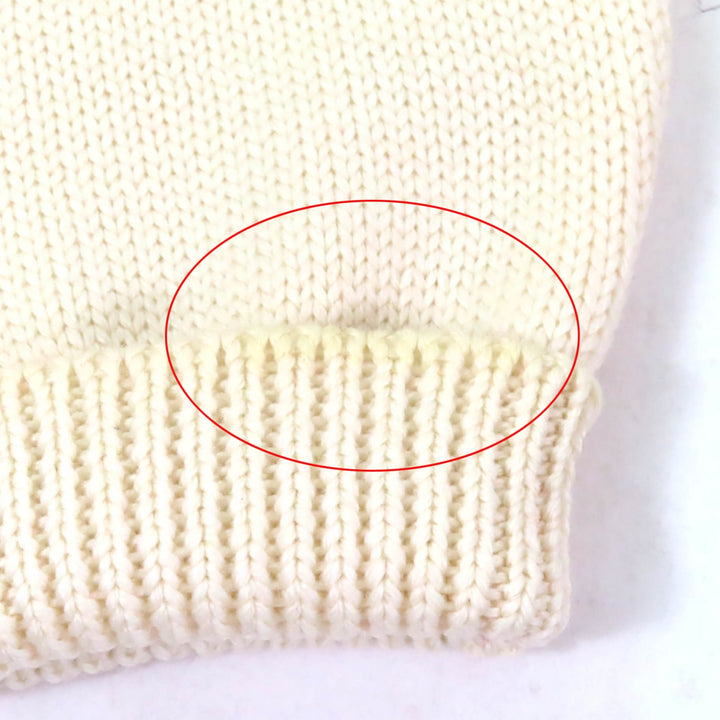 Great Miu Miu sweater Red Ivory wool Women 38 MML304