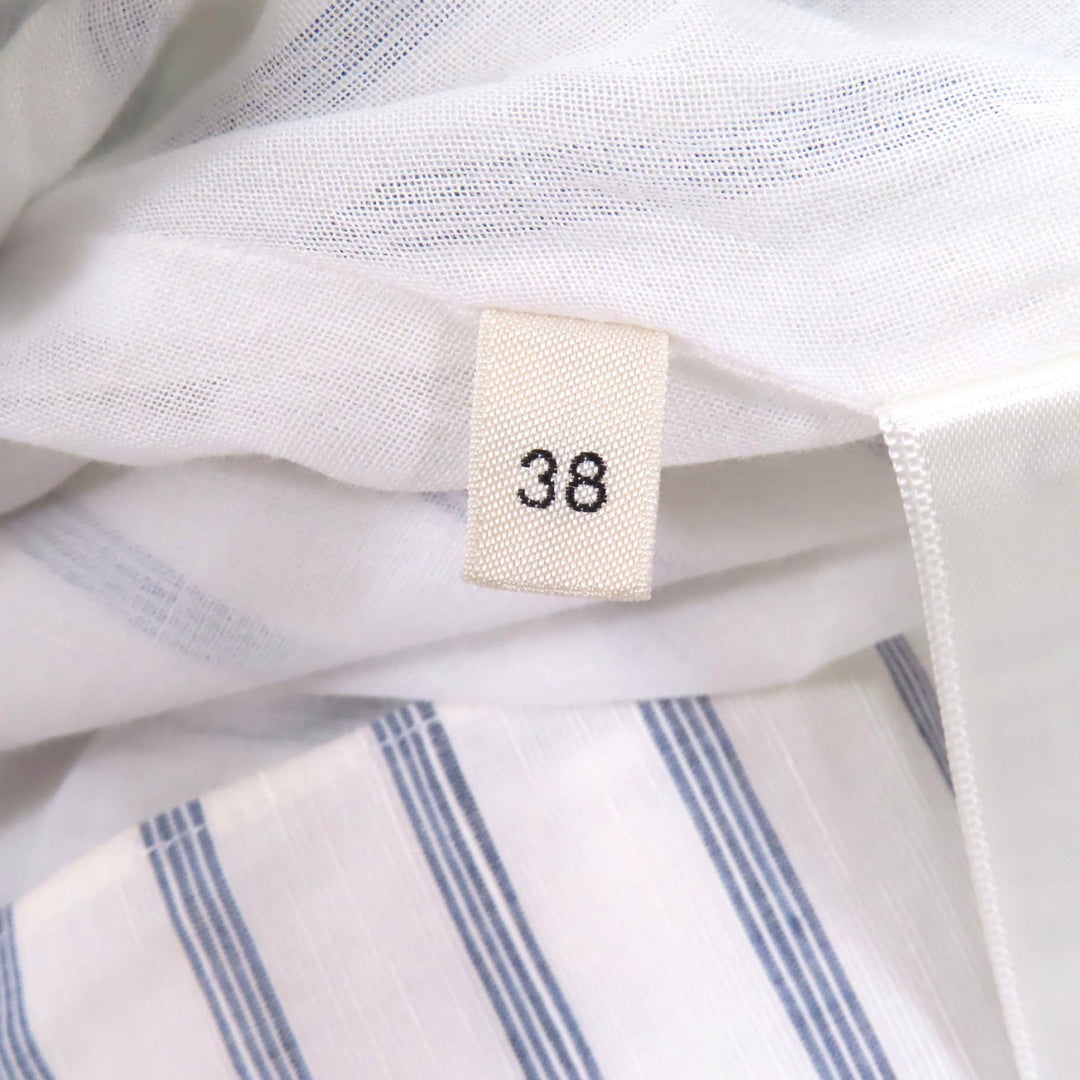 Excellent CELINE one piece White blue cotton Women 38 2R658077I