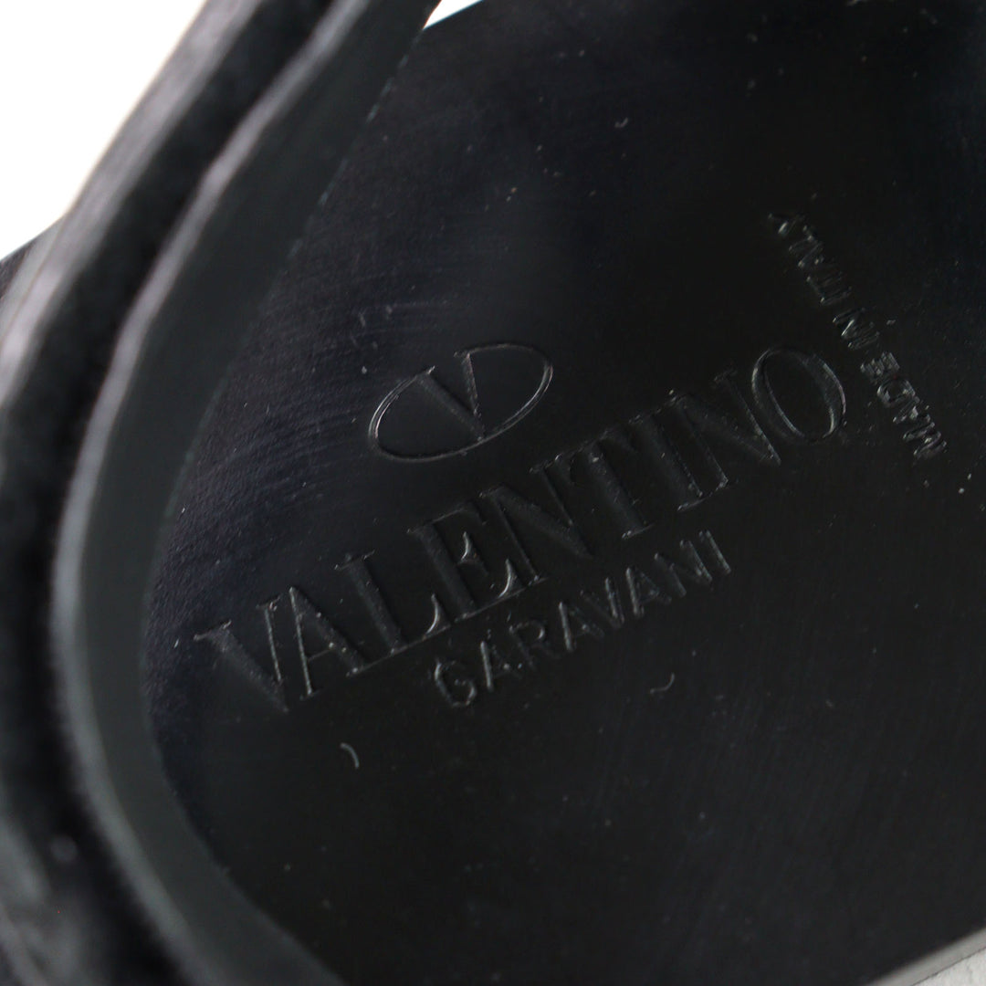 Great Valentino Garavani Sandals Black series leather mens 43