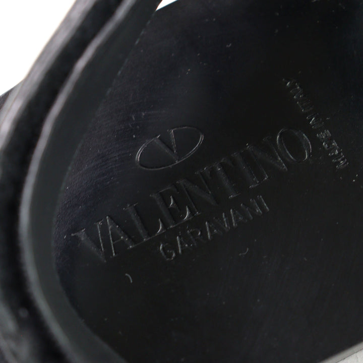 Great Valentino Garavani Sandals Black series leather mens 43