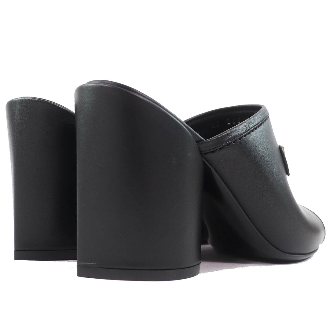 Excellent Salvatore Ferragamo Sandals with chunky heels black leather Women 6