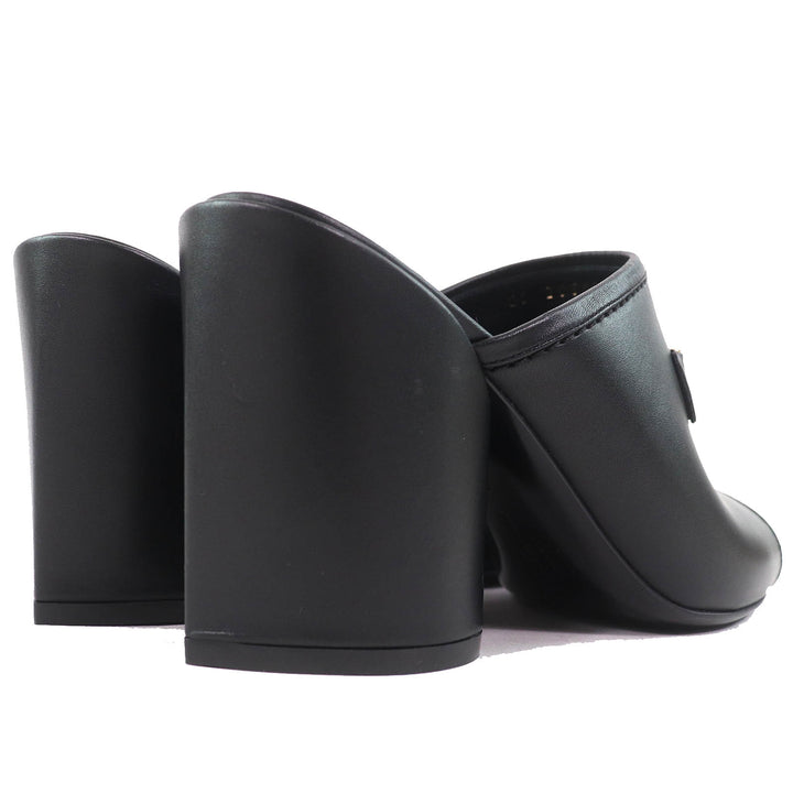 Excellent Salvatore Ferragamo Sandals with chunky heels black leather Women 6