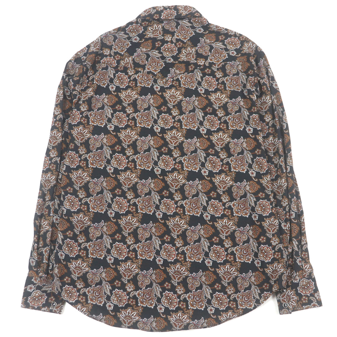 Great CELINE Long sleeve shirt Paisley All-over Print Long Sleeve black 38