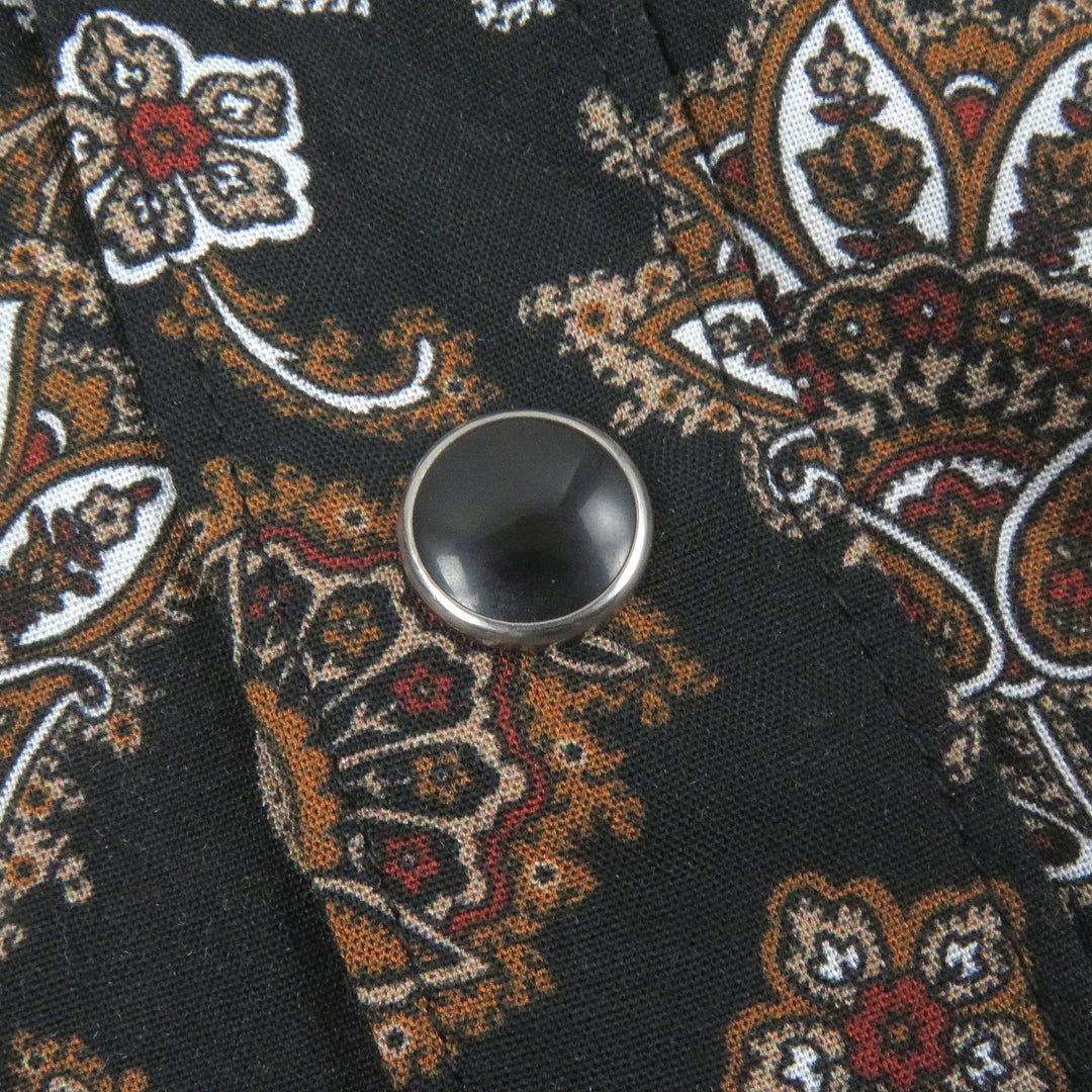 Great CELINE Long sleeve shirt Paisley All-over Print Long Sleeve black 38