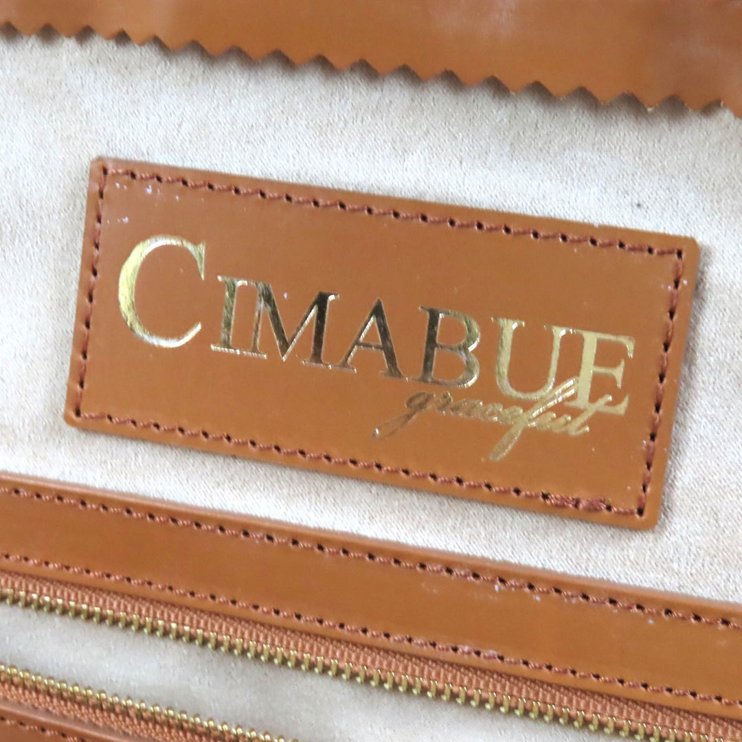 Excellent CIMABUE Business bag Alexander Dulles Bag Bridle leather Camel　mens