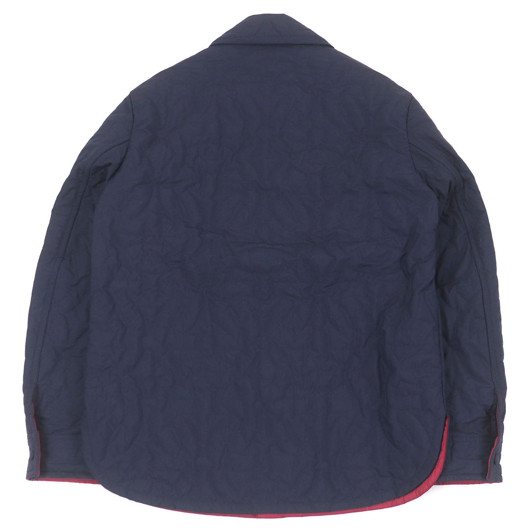 Great Salvatore Ferragamo Blouson Gancini Total Pattern Navy polyester mens 48