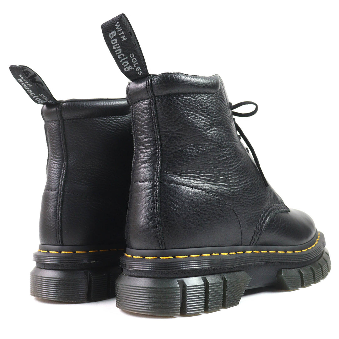 Excellent Dr.Martens short boots RIKARD POLISHED SMOOTH 8I 8-hole black leather
