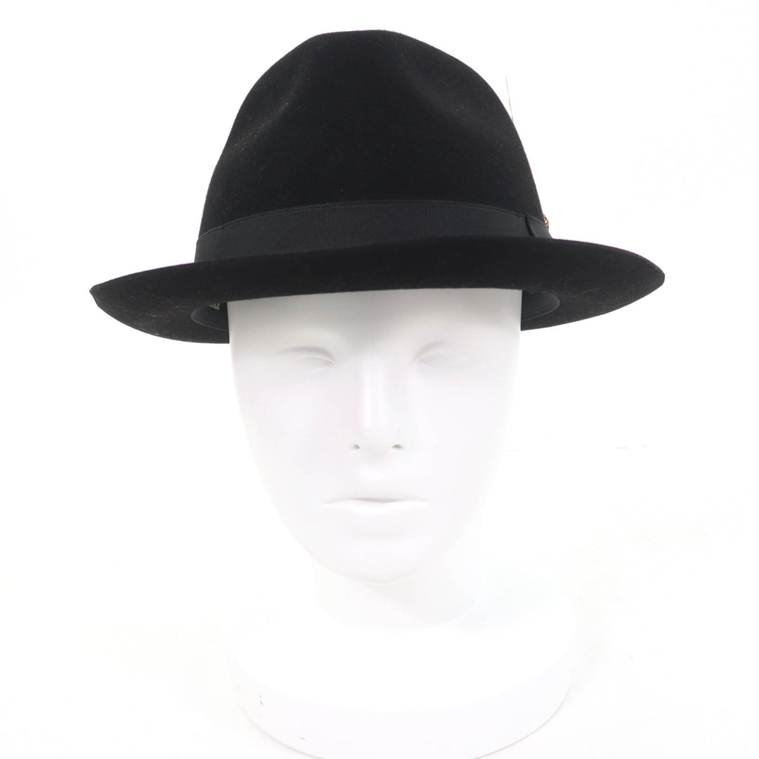 Excellent RALPH LAURENPURPLE LABEL hat FEDORA WITH SIBGLE FEATHER PHILIP