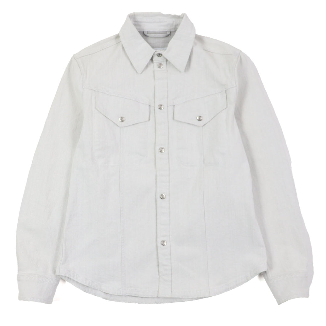 Great Salvatore Ferragamo Denim Jacket Elbow Patches Gancini Buttons mens 50