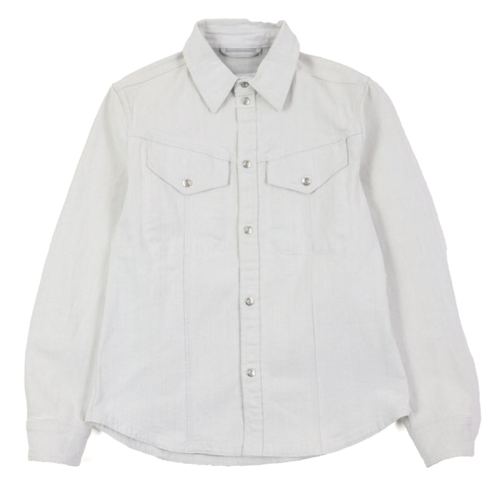 Great Salvatore Ferragamo Denim Jacket Elbow Patches Gancini Buttons mens 50