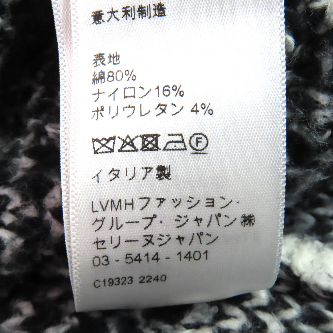 Great CELINE knit Surf style argyle boxy crew neck long sleeve mens S 2AF46974T