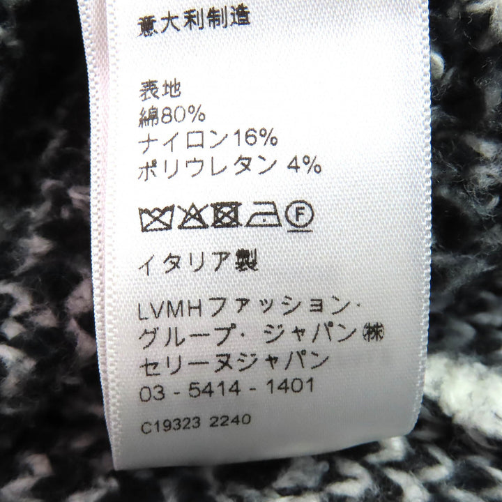 Great CELINE knit Surf style argyle boxy crew neck long sleeve mens S 2AF46974T