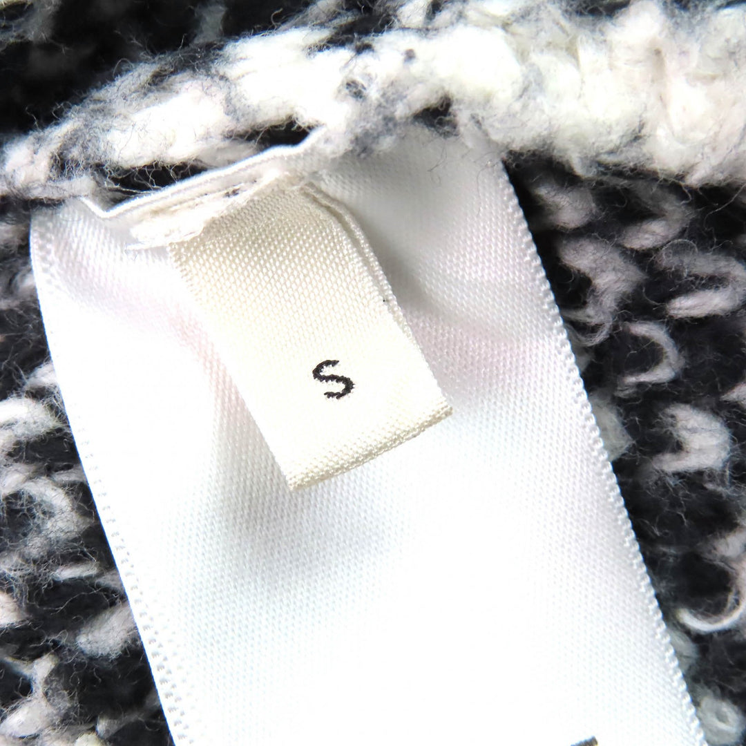 Great CELINE knit Surf style argyle boxy crew neck long sleeve mens S 2AF46974T
