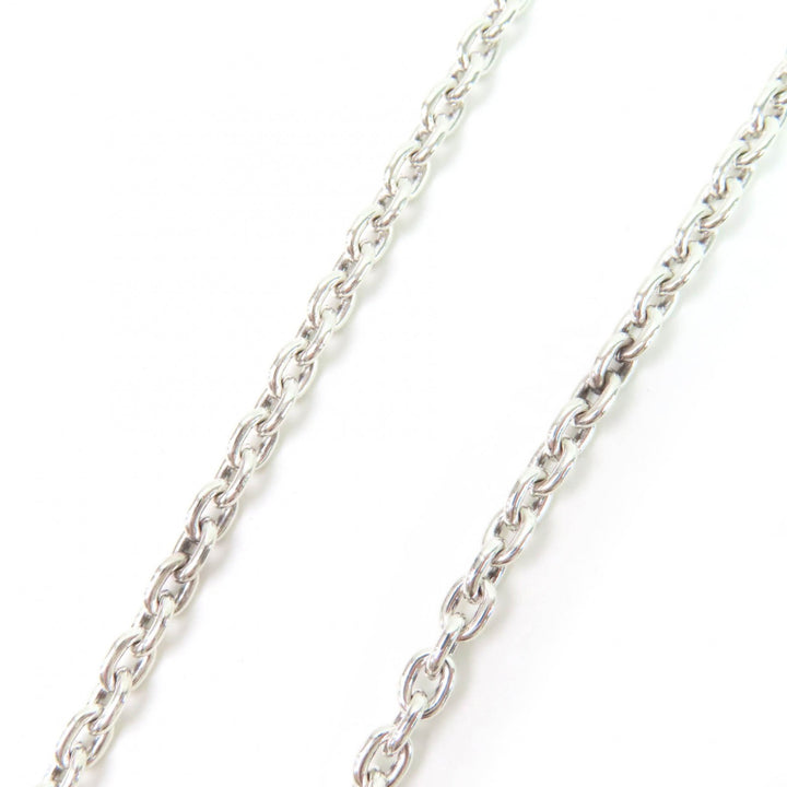 Very Good GUCCI Necklace G logo Pendant Silver AG925 Women 233936