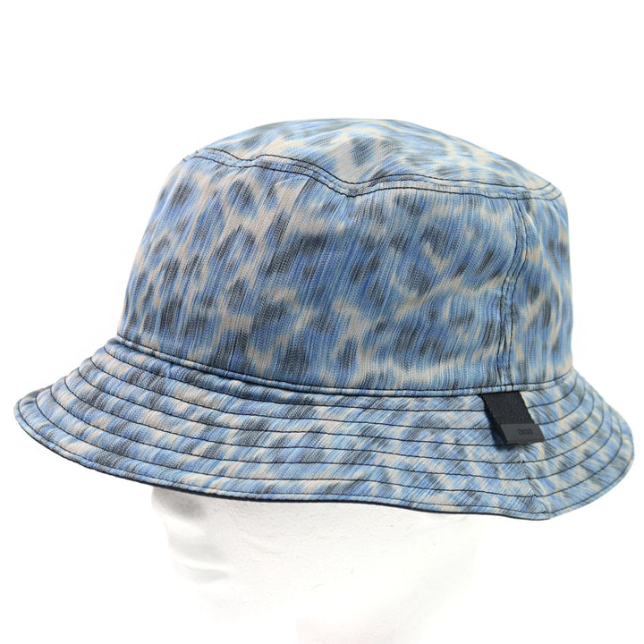 Pristine DIOR Parley hat Adriatic print upcycled fabric bucket M 293C906D5547