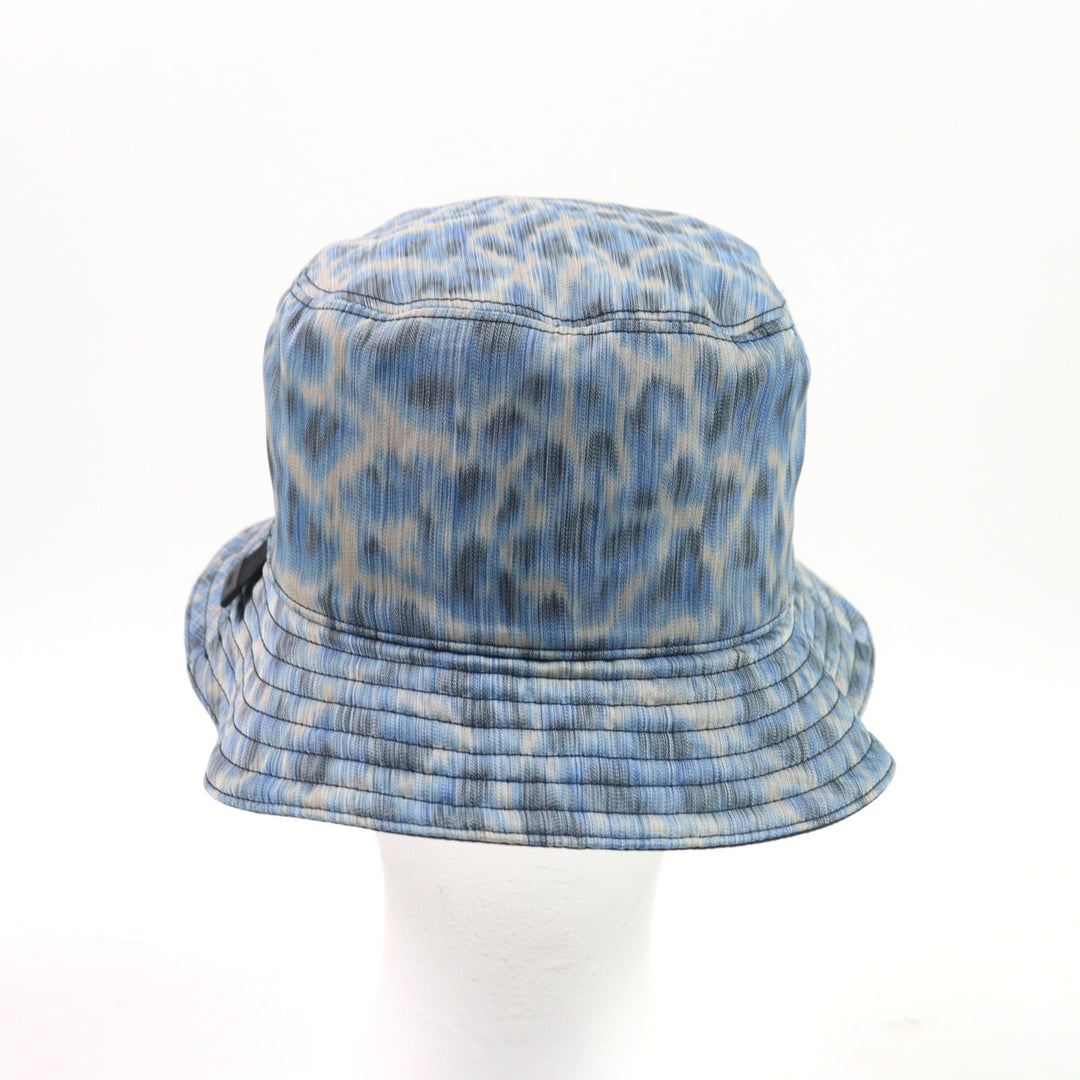 Pristine DIOR Parley hat Adriatic print upcycled fabric bucket M 293C906D5547