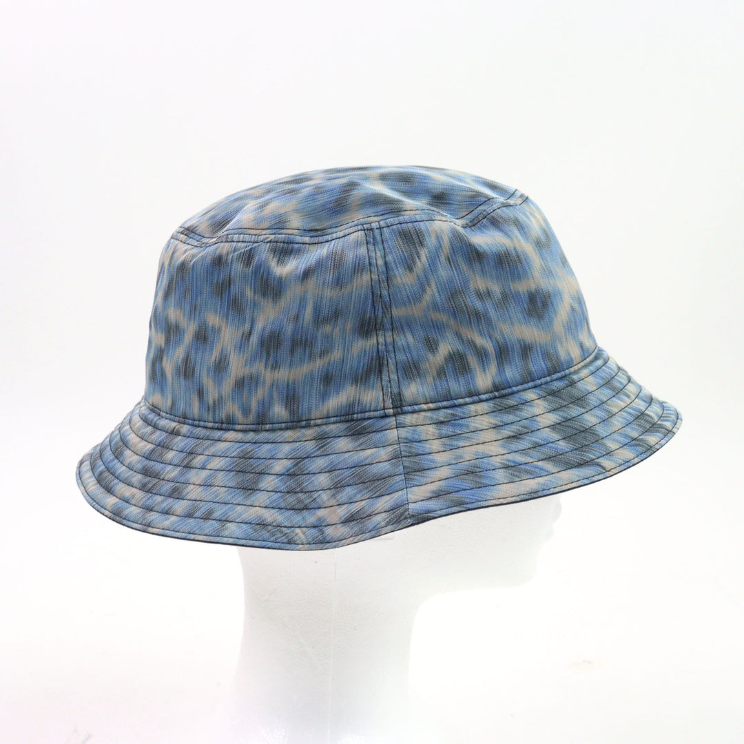 Pristine DIOR Parley hat Adriatic print upcycled fabric bucket M 293C906D5547