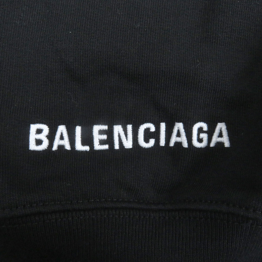 Excellent BALENCIAGA sweat Back logo embroidered sweatshirt mens XXS 697869