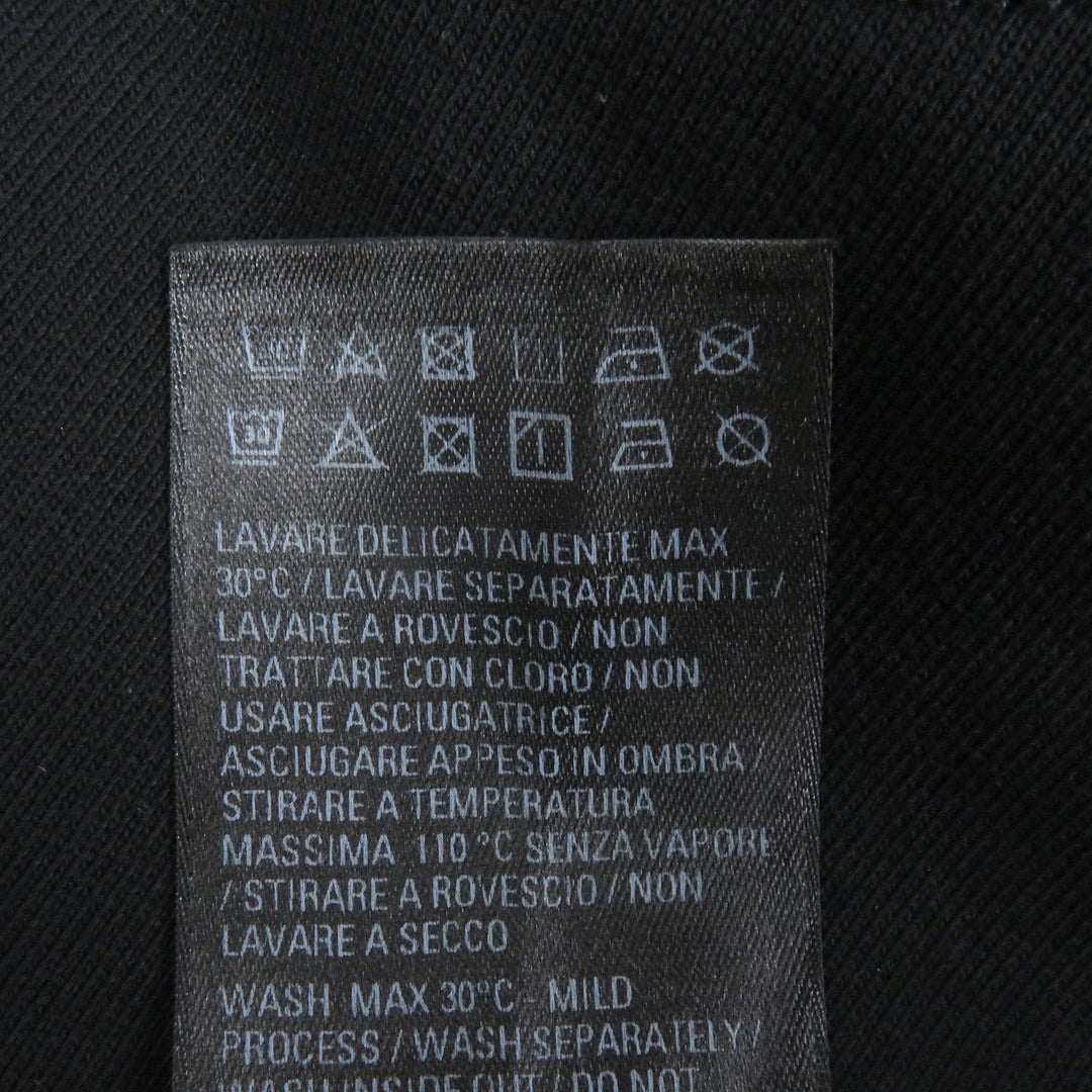 Excellent BALENCIAGA sweat Back logo embroidered sweatshirt black cotton mens XXS 697869