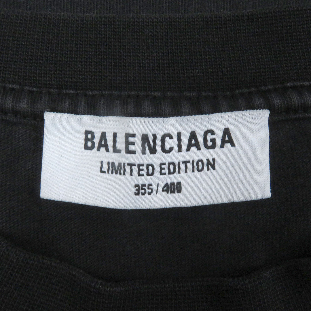 Great BALENCIAGA Short sleeve T-shirt 355/400 AYA NAKAMURA mens M 641655