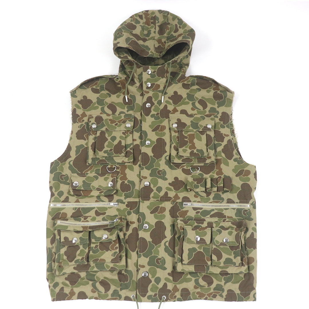 Excellent CELINE Best Camouflage Military khaki cotton mens 50 2W565060O