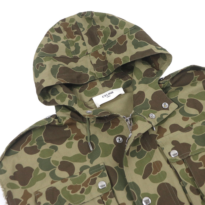 Excellent CELINE Best Camouflage Military khaki cotton mens 50 2W565060O