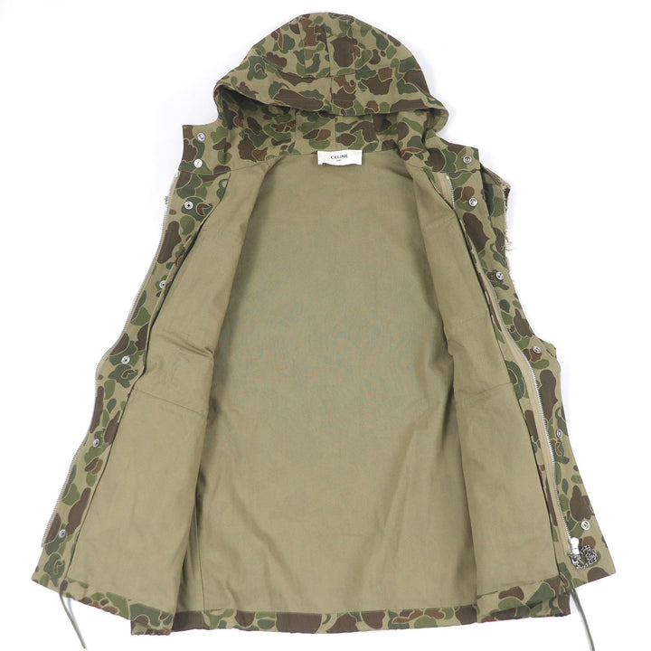 Excellent CELINE Best Camouflage Military khaki cotton mens 50 2W565060O