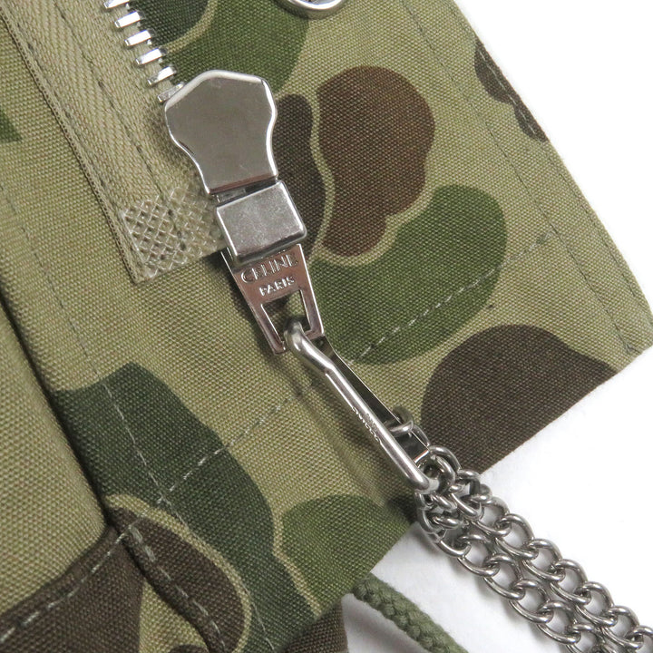 Excellent CELINE Best Camouflage Military khaki cotton mens 50 2W565060O