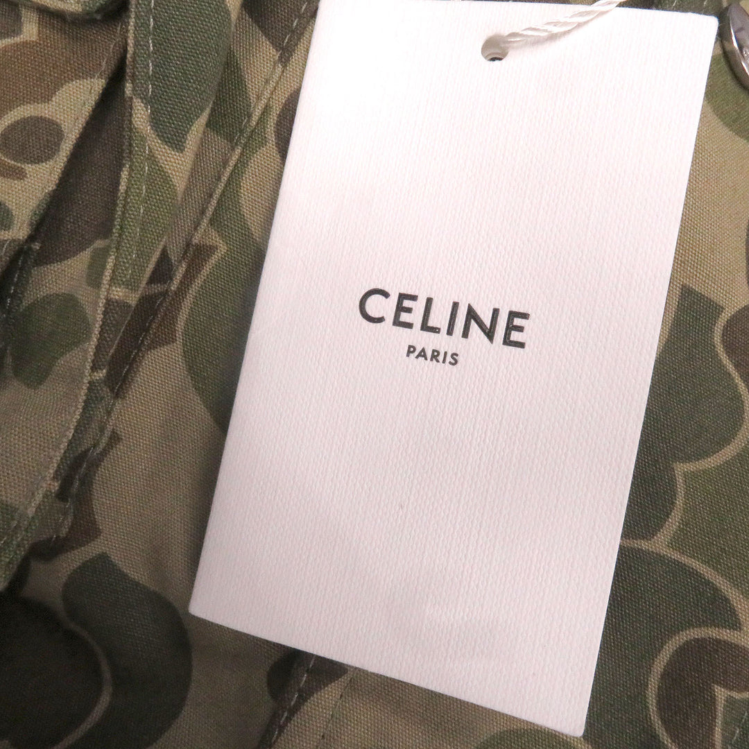 Excellent CELINE Best Camouflage Military khaki cotton mens 50 2W565060O