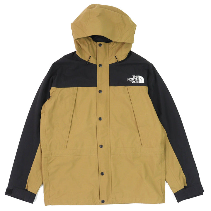 Great THE NORTH FACE Mountain Light Jacket Gore-Tex Brown Nylon mens L NP11834