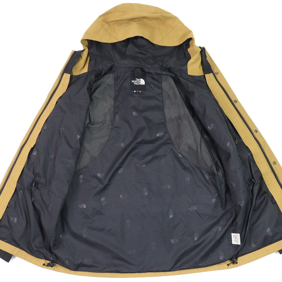 Great THE NORTH FACE Mountain Light Jacket Gore-Tex Brown Nylon mens L NP11834
