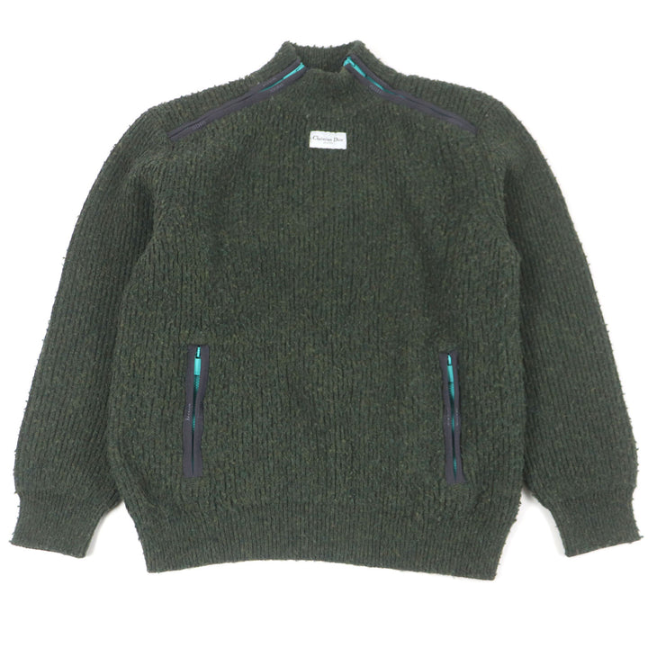 Great DIOR knit COUTURE Casentino green wool mens L 383M640AT547