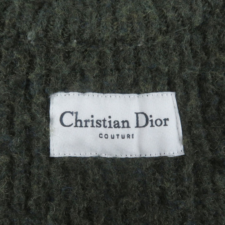 Great DIOR knit COUTURE Casentino green wool mens L 383M640AT547